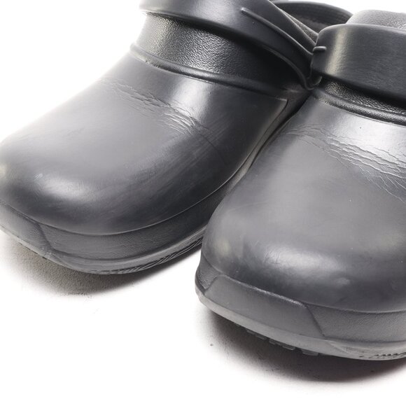 Easy Works by easy street Rubber Mules Clogs Women 7 Black - Picture 13 of 17